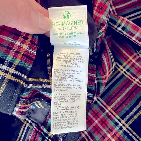 J.Crew Ruby Full-Length Tartan Plaid Pant 4 - Picture 5 of 5